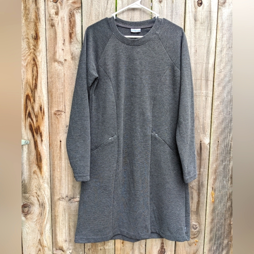 Columbia Women's Long Sleeve Dress Gray Size Medium
